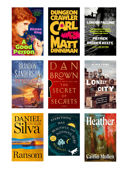 Wondering what Library Staff are reading? Wonder no more.