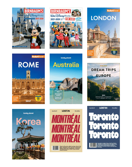 Off to see the world? Don't forget your guidebook!
