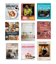 New décor, crafts, gardening, cooking and baking books coming to Wellington County Library this month.